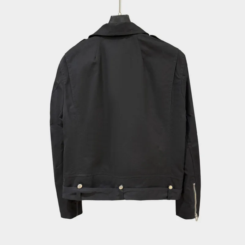 HKSH Spring Autumn New Man's High Street Trendy Punk Diagonal Zipper Personality Slim Fit Jacket Techwear Ins Punk Coats HK11891