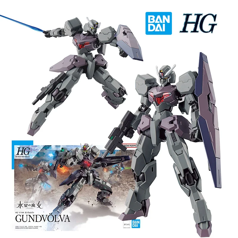 Bandai HG 1/144 Gundvolva 14Cm Gundam The Witch From Mercury Anime Original Action Figure Model Assemble Toy Gift Collection