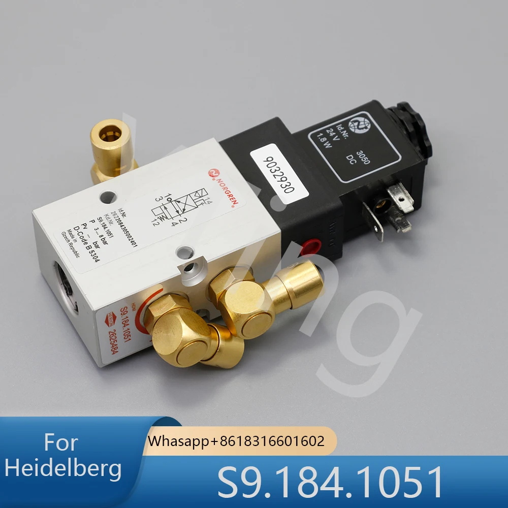 

Best Quality S9.184.1051 Pneumatic Valve 4-2 Way For Heidelberg Printing Machine Parts