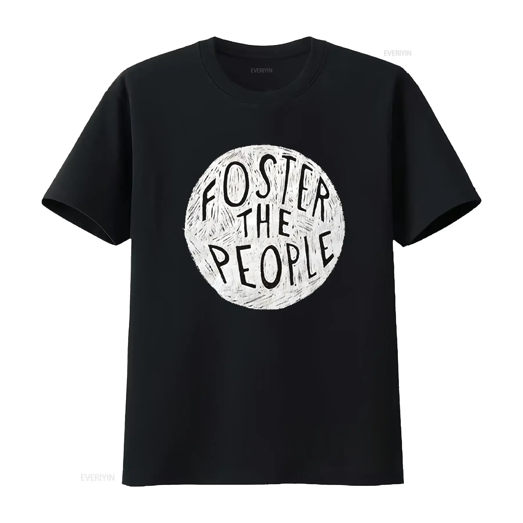 Foster The People Band T Shirt Black All Size Fans HRN83 vintage Washed Casual homme Versatile Breathable designer clothes