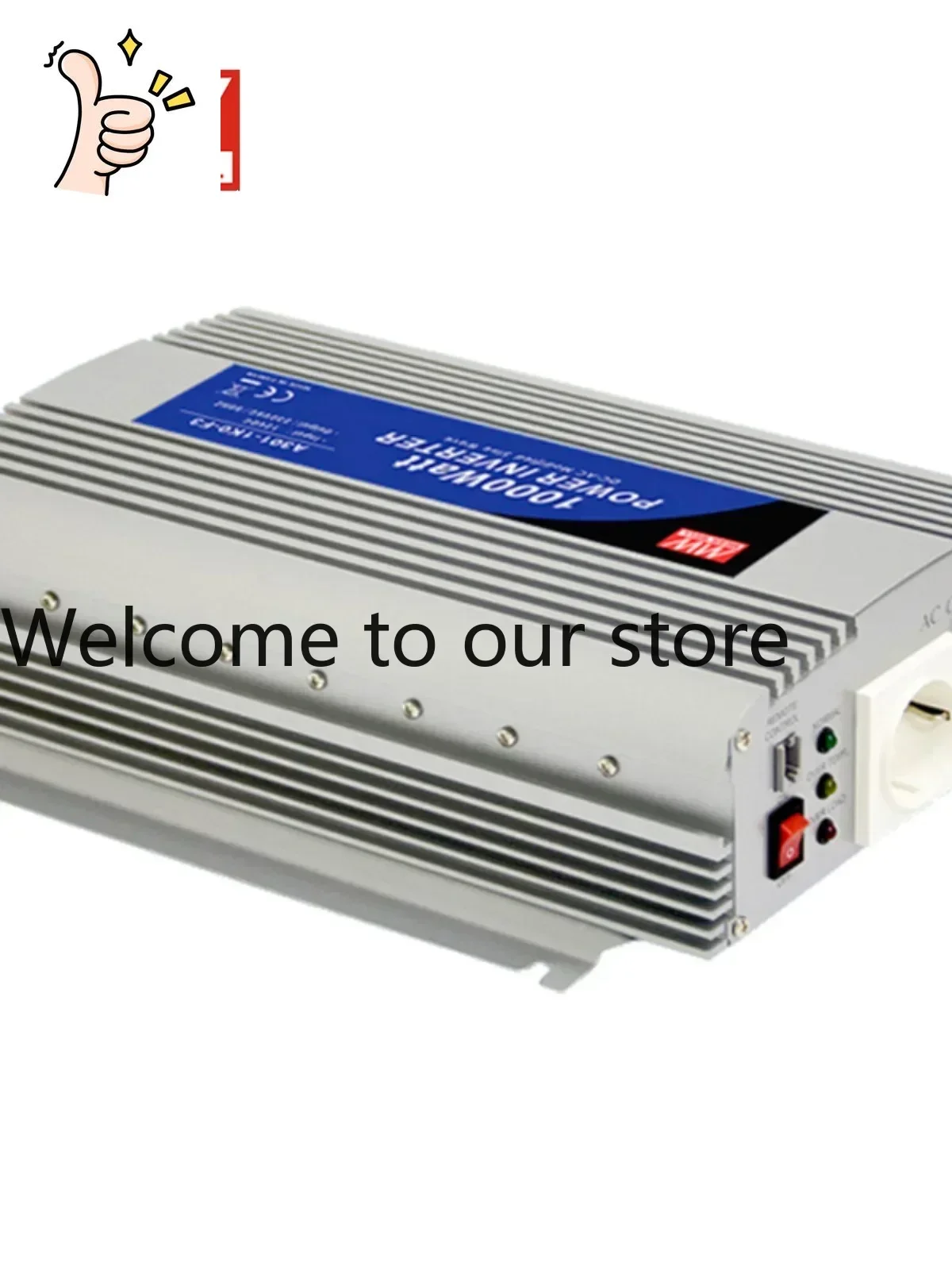 2025 Taiwan Mingwei Switching Power Supply A301/A302-1K0-B2/F3 Corrected Sine Wave Vehicle Inverter 1000W