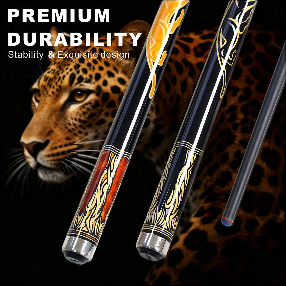 Preoaidr Billiards Cue Pool Cue Stick 10.5mm/11.5mm/13mm Tip Maple Shaft Smooth Handle 2 Colors Billiards Cue Stick