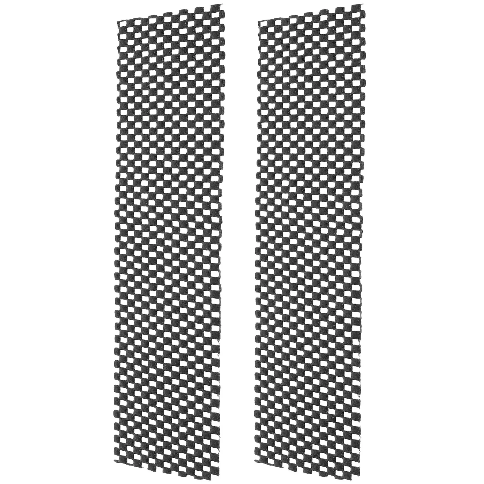 Guqin Anti-Slip Pads, Thickened PVC Non-Slip Floor Protectors with Shock Absorption, Black, 1 Pair