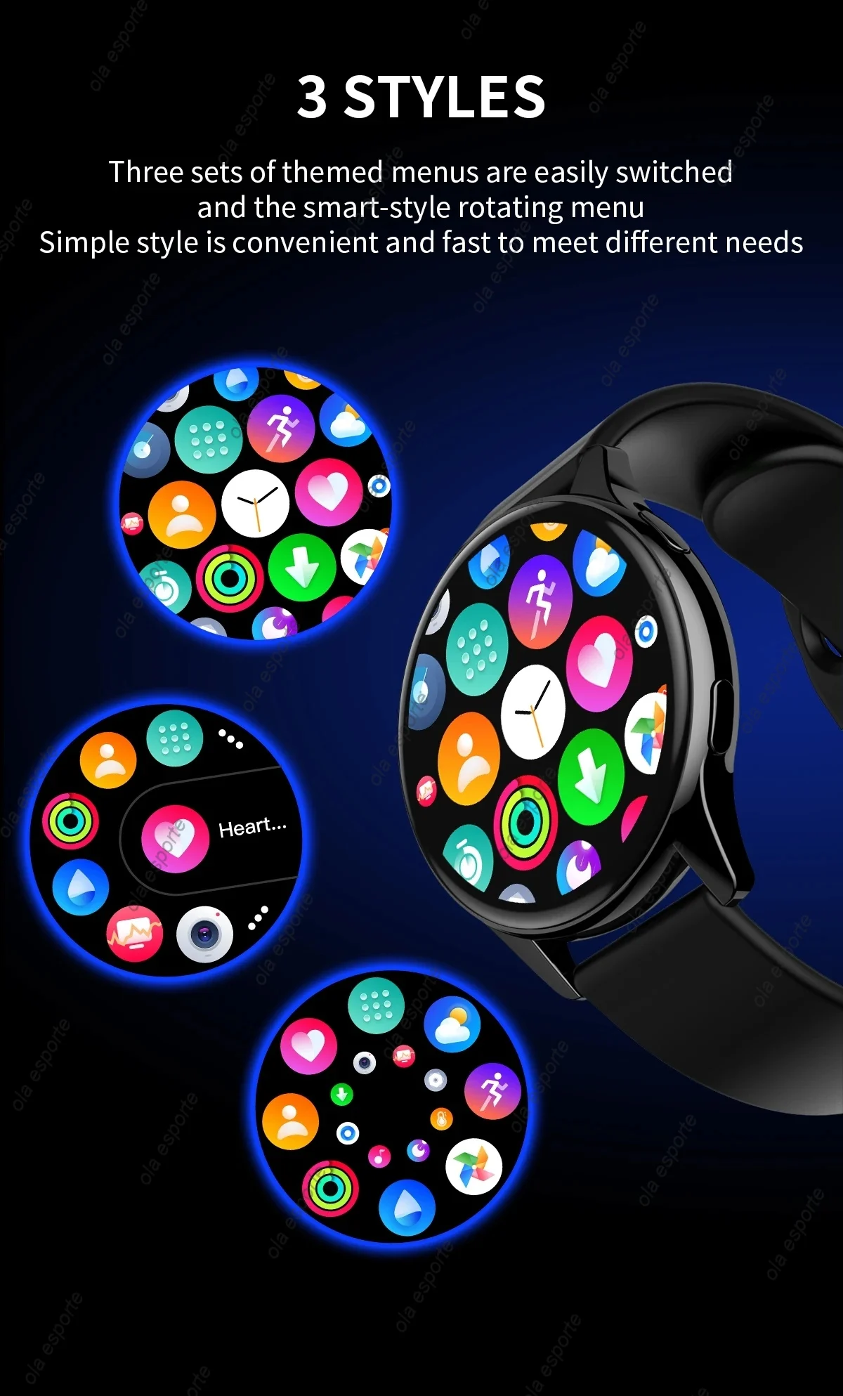 Bluetooth Call Smart Watch Pro 1.39-Inch Custom Dials Music Sports Watch description 8
