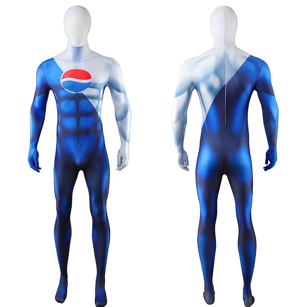 Super Man Cosplay Costume Superhero Superman 3D Printed Spandex Zenzai Bodysuit Halloween Costume Adult Kids