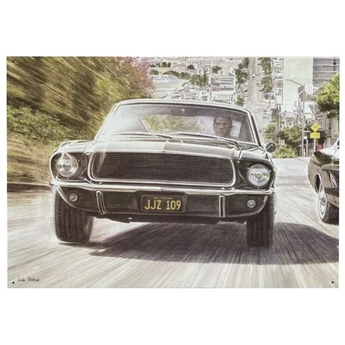 the Bullitt on left Tin Sign 50 x 35cm - - New --Tin Sign