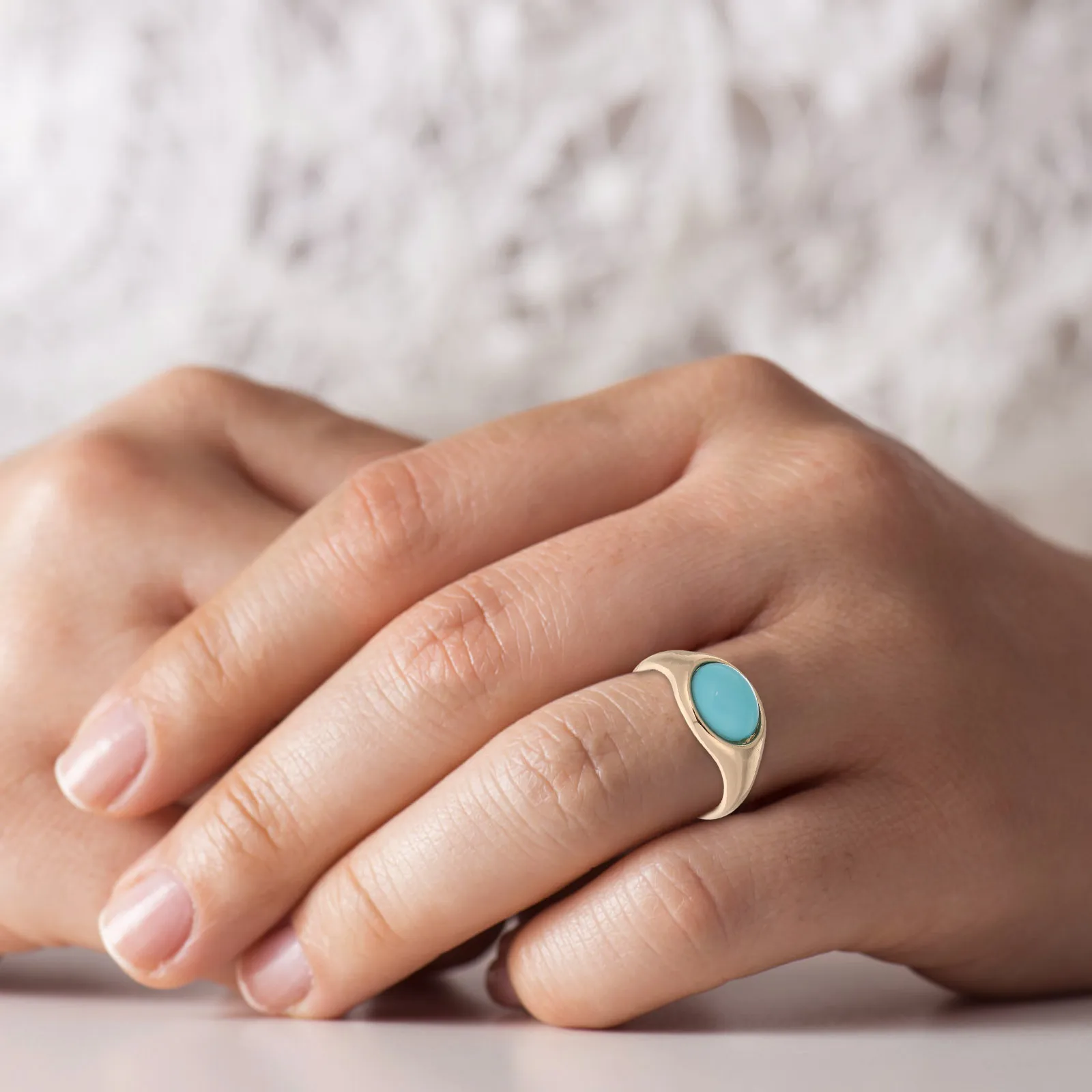 6 قطعة مجموعة خاتم خمر الفيروز التراص خواتم للنساء بوهو الحد الأدنى المفصل العصابات الأحجار الكريمة مجوهرات تكويم خواتم مجموعة #6