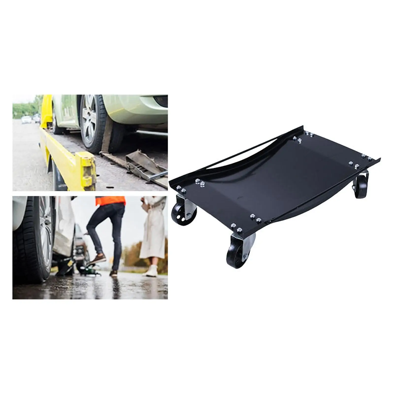 عجلة السيارة المتحركة دوللي المميزة المساعدة المتحركة الثقيلة سعة 1000 رطل لمحركات أثاث تخزين المركبات في ورشة العمل