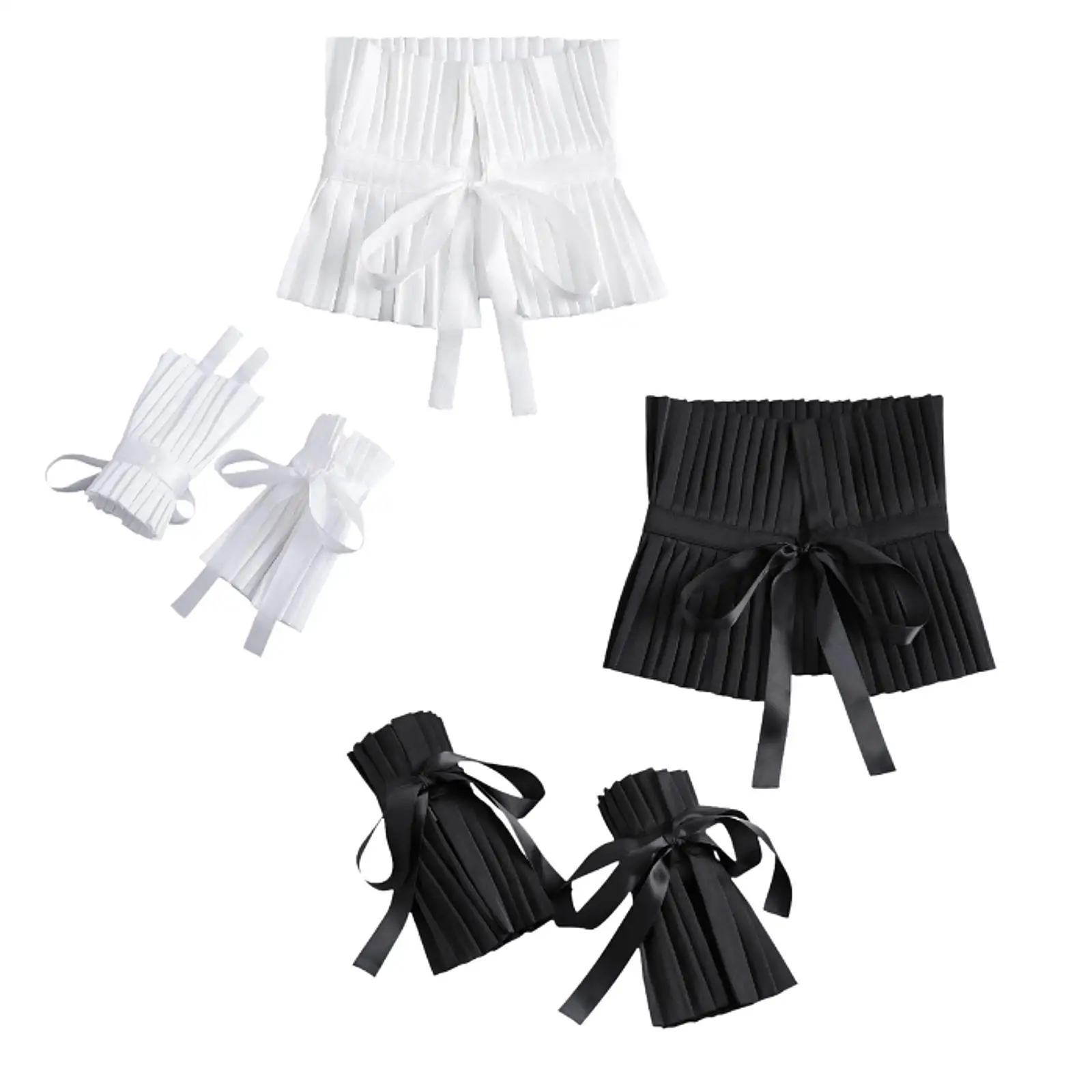 Women's Ruffled Collars, Elegant Detachable Ruffled Collars for Parties