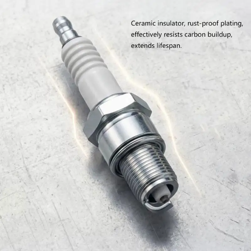 Marine Engine Part B7HS-10 for Routine Service, 12.7 mm Reach, 20.8 mm Wrench Size, 14 mm Thread, Ceramic Insulator, Single