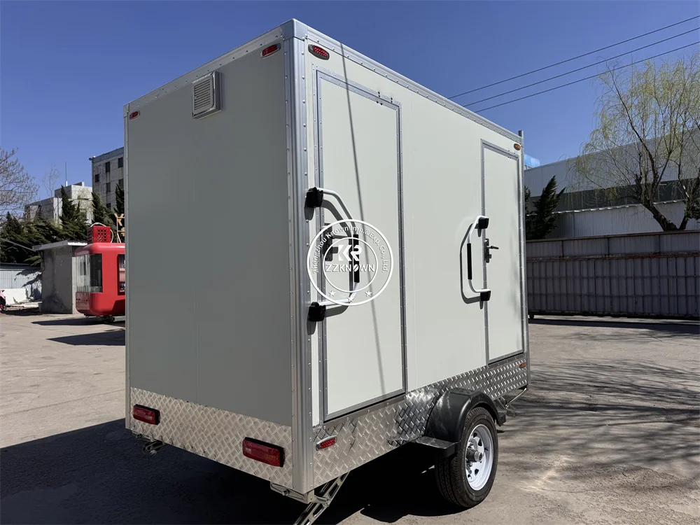 Modern Portable Restroom Trailer Outdoor Mobile Plastic Toilet Camping Washroom Luxury Toilet Trailer