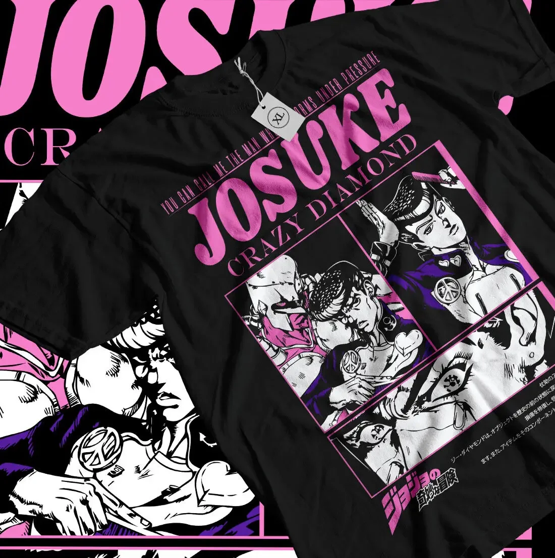 Camiseta de Josuke Kira, camiseta extraña de JoJo, camiseta gráfica de Manga Kawaii de Anime, todas las tallas