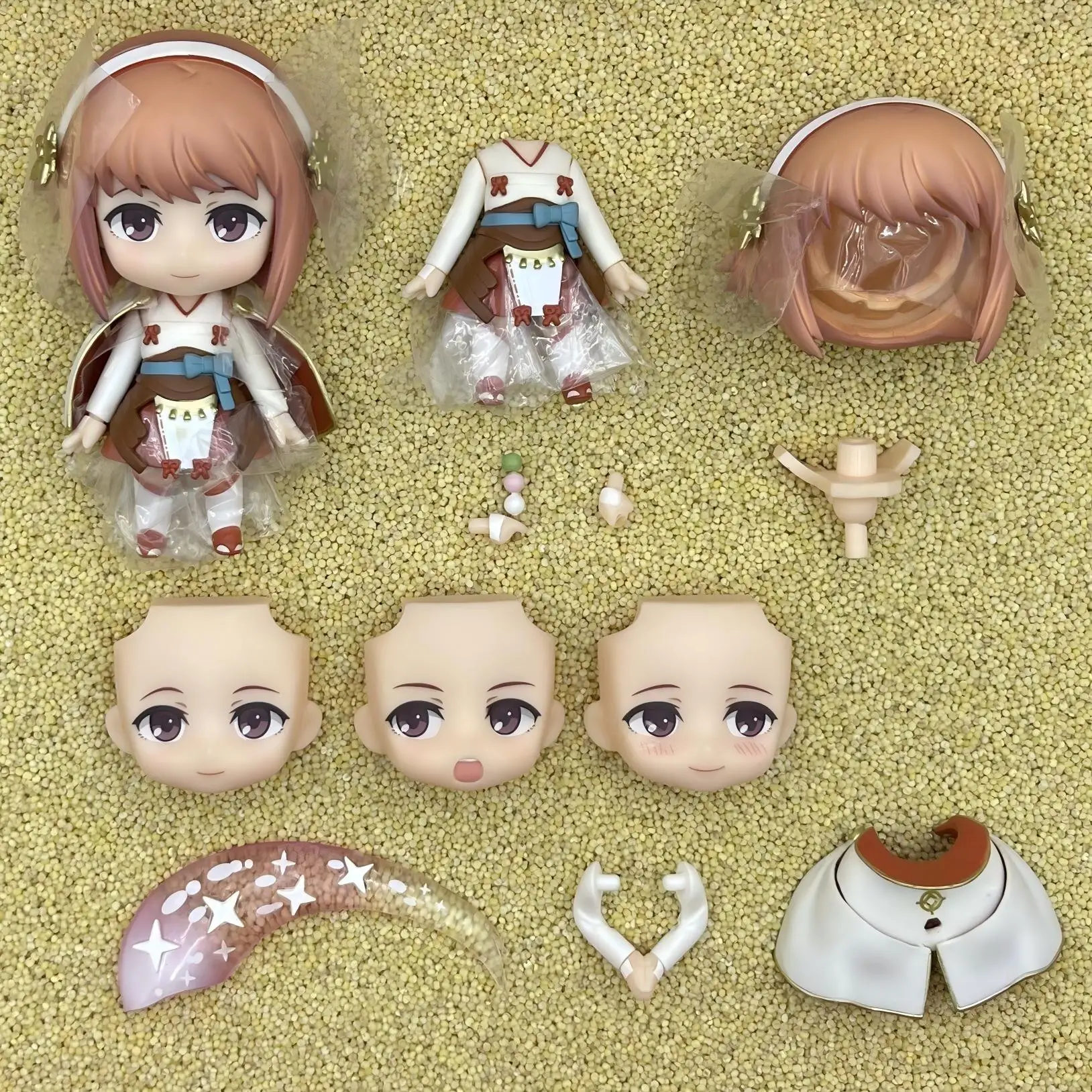 GSC Clay Man Hair white model OB11 doll accessories