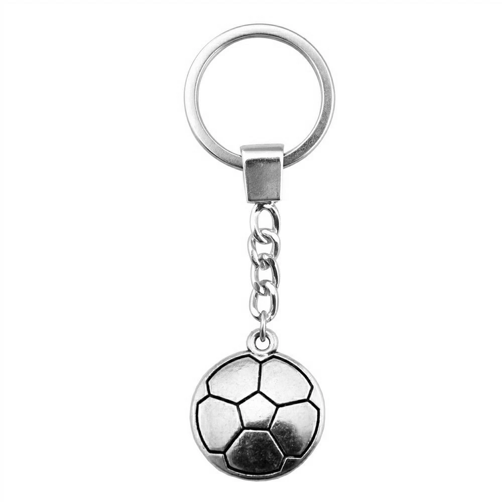 1pcs Soccer Keychain For Phone Nail Charms Supplies For Jewelry Handmade Ring Size 30mm