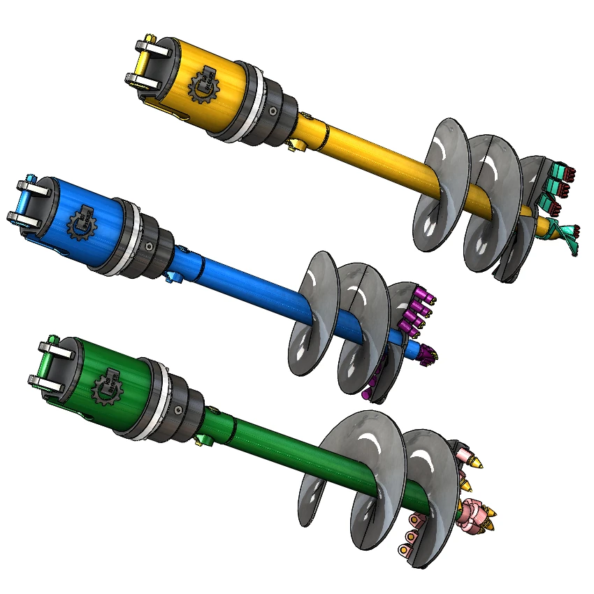 

Factory Hot Engine-Powered Earth Auger Drill Machine for Excavator Post Hole Digging