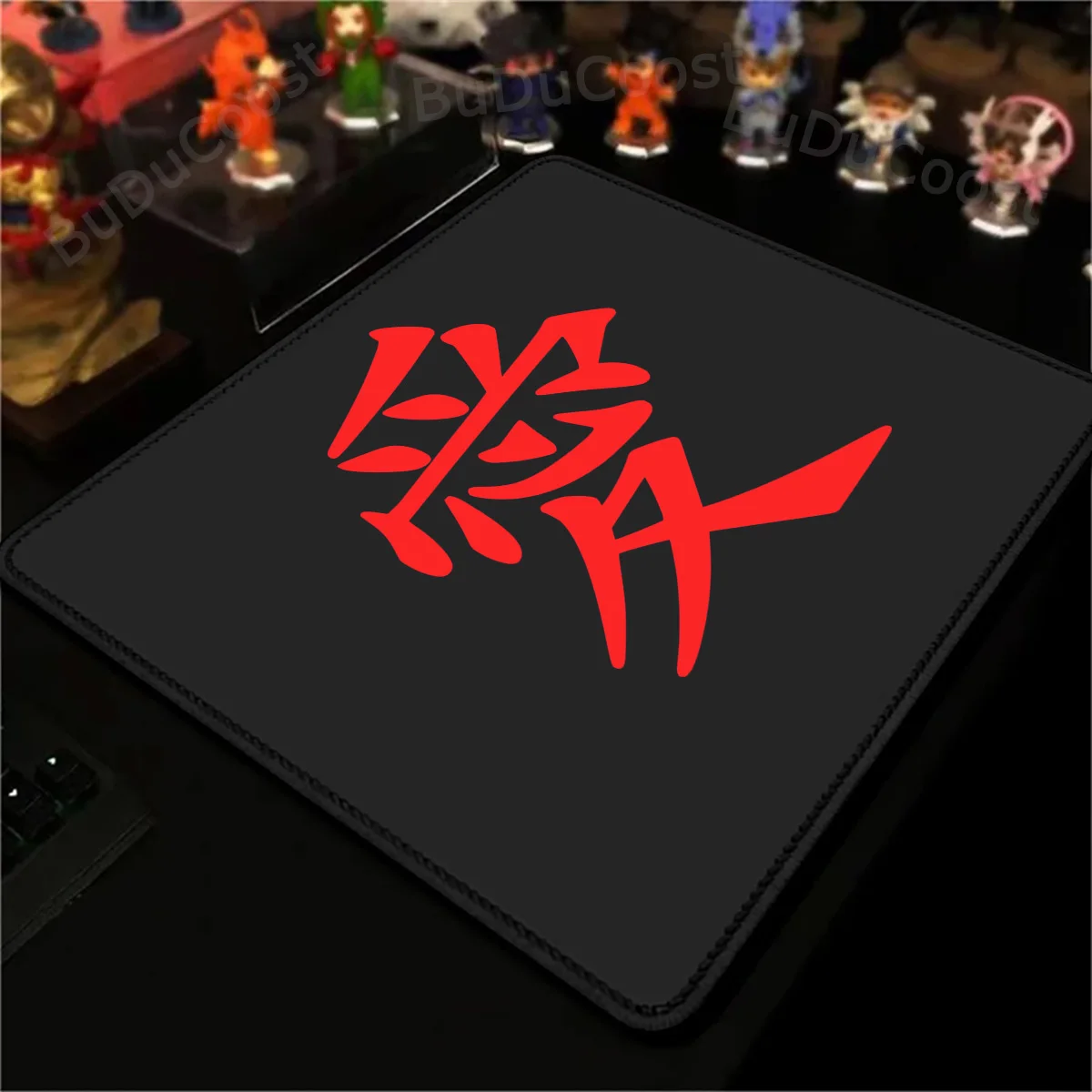 

XS Small Rug Chinese Character "Love" Speed Mice Pad 18x22mm Gaming Deskmat For PC Desktop Decoration Office Lock Edge Mouse Mat