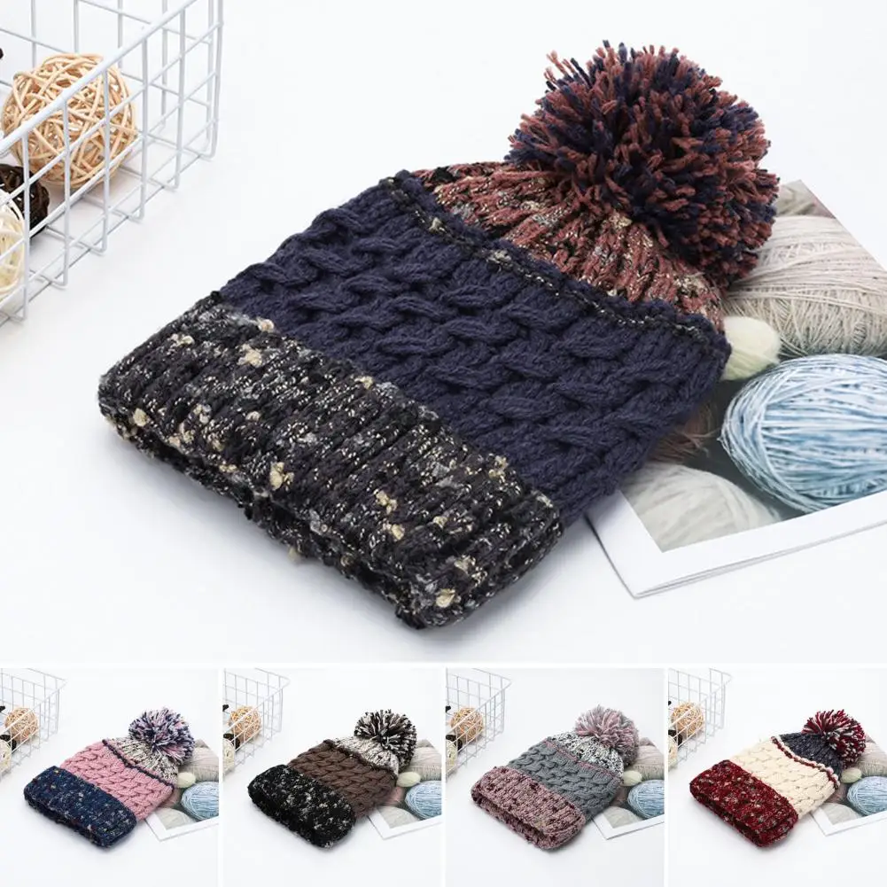 Custom Colorful Skiing Cashmere Woman Winter Cap Autumn With Pompom Warm Wool Skullies Fashion Acrylic Beanies Winter Hat