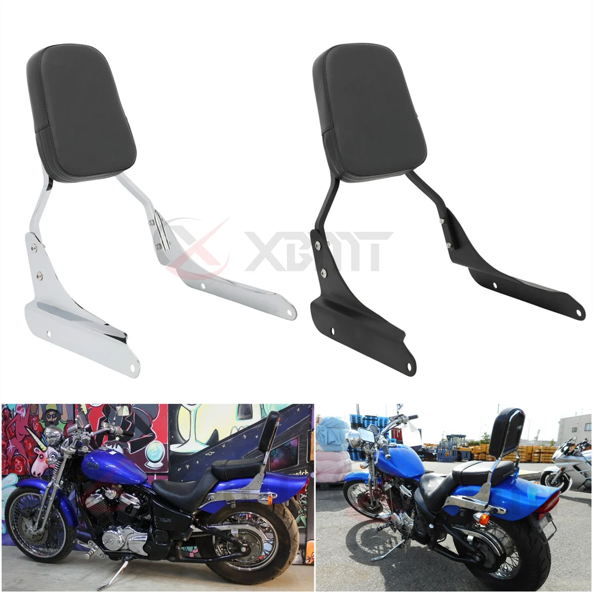 

Мотоцикл спинки Sissy бар для Honda Shadow VLX 600 VLX600 VT600 1999 2000 2001 2002 2003 2004 2005 2006 2007