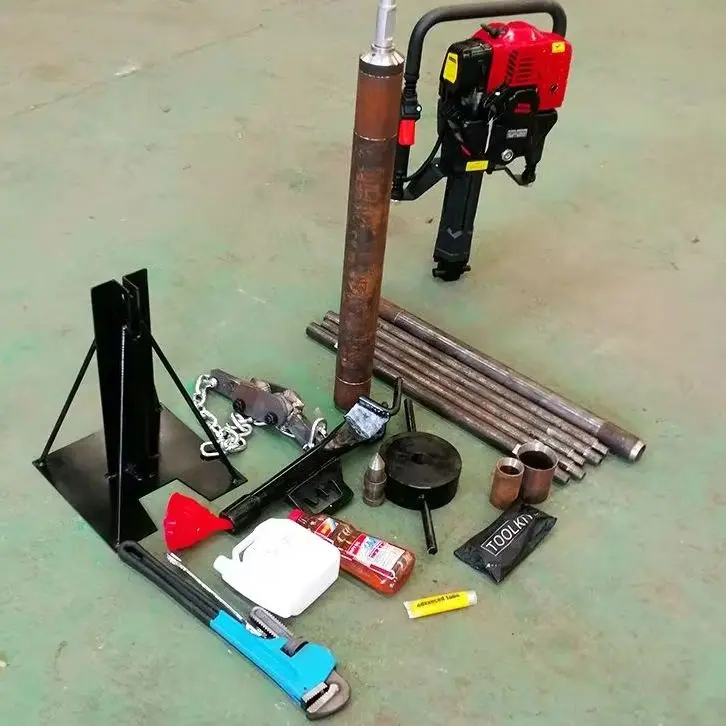 

Customized High - accuracy Backpack Drill Rig Petrol Diesel 15m Soil Rock Concrete Sampling Error - free Core Drilling Apparatus