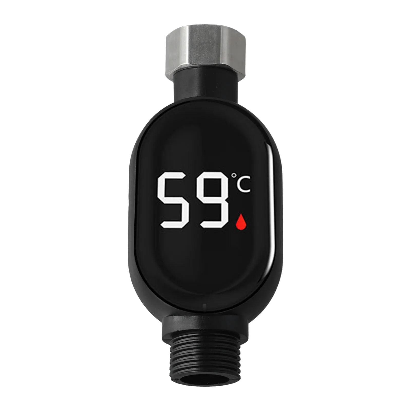 

Термометр для душа, термометр с цифровым дисплеем, безопасный датчик температуры в ванной комнате, широкий диапазон температур для домашнего использования