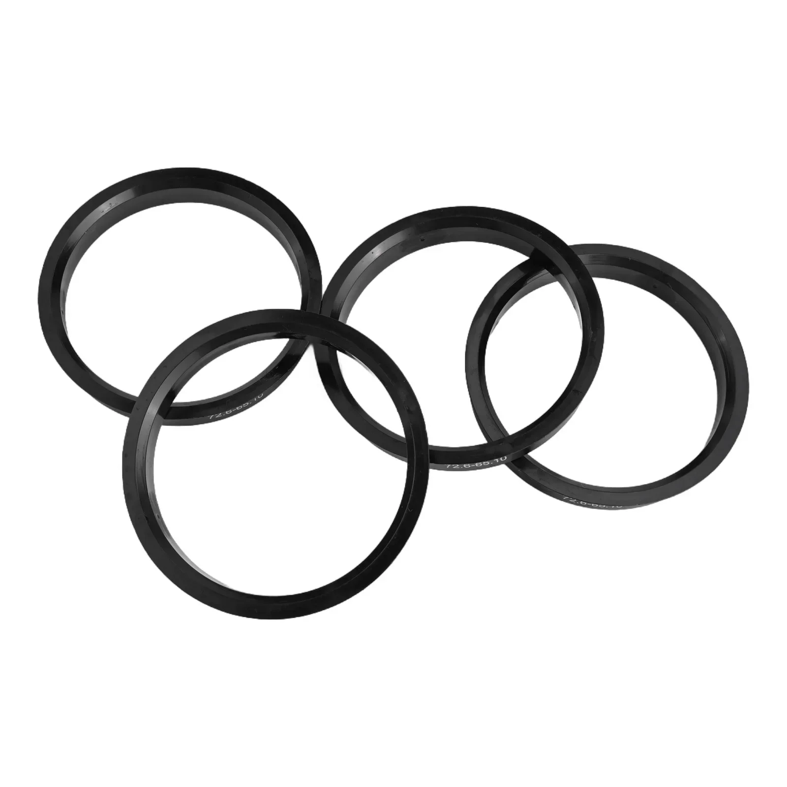 4 Pcs Car Wheel Hub Rings Hub Centering Rings 72.6-65.1 For BMW For Range Rover Wheels For Transporter T5 T28 T32 Car Accessorie