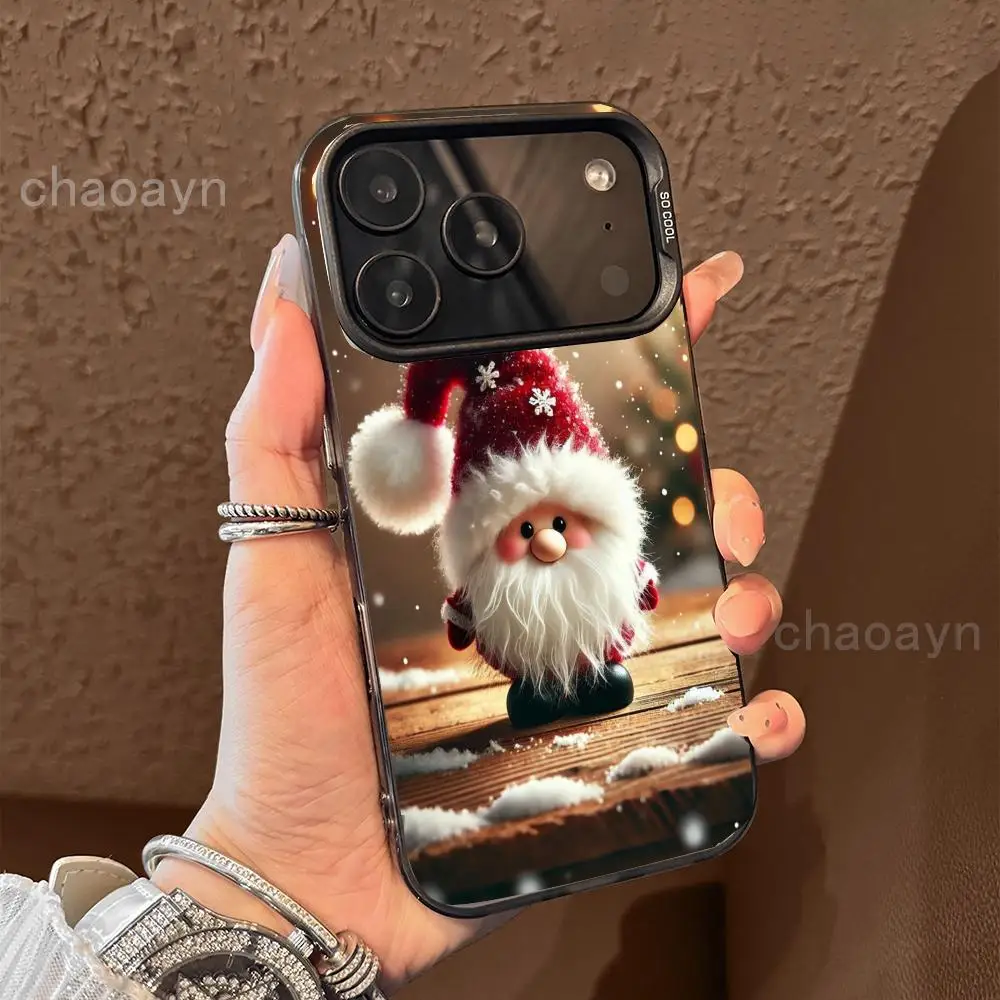 

Lovely Santa Claus Phone Case case for iPhone17 16 15 14 13 12 11 Pro/ Max/Plus shock-proof rear cover anti-fingerprint