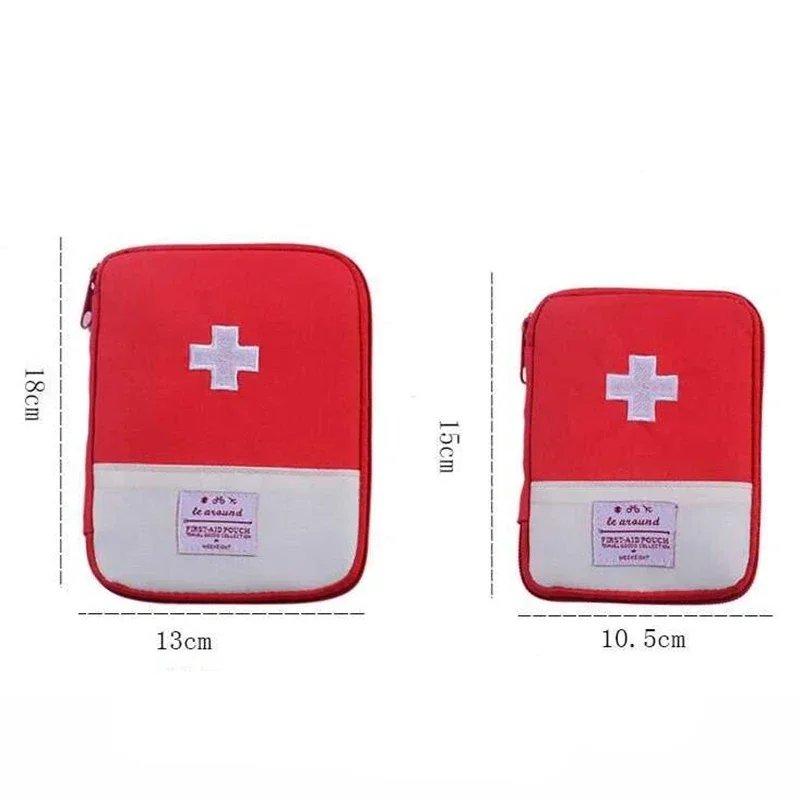 Portable and Durable First Aid Kit for Travel Outdoor Camping, Mini Medicine Storage Bag Emergency Survival Pill Case