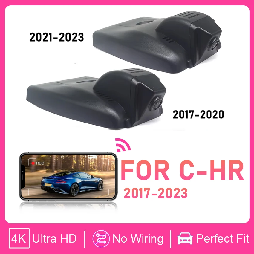 

For Toyota C-HR CHR 2017-2023 Car DVR Dash Cam Driving Recorder High quality Full HD 4K 2016P Plug and Play car Accessori