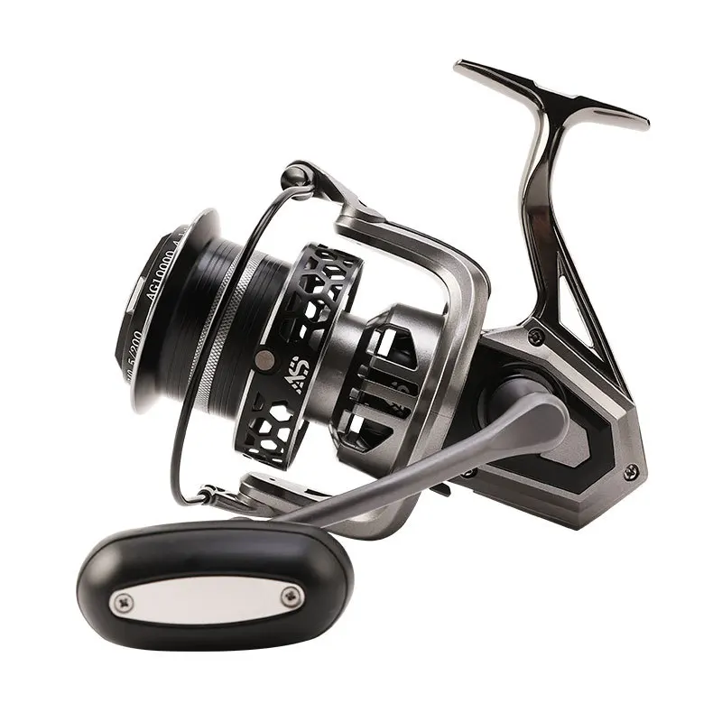 

Suitable for5+1BB Metal Long Distance Cast Spinning Reel CNC Machined Aluminum Spool Beach Rock Fishing Wheels