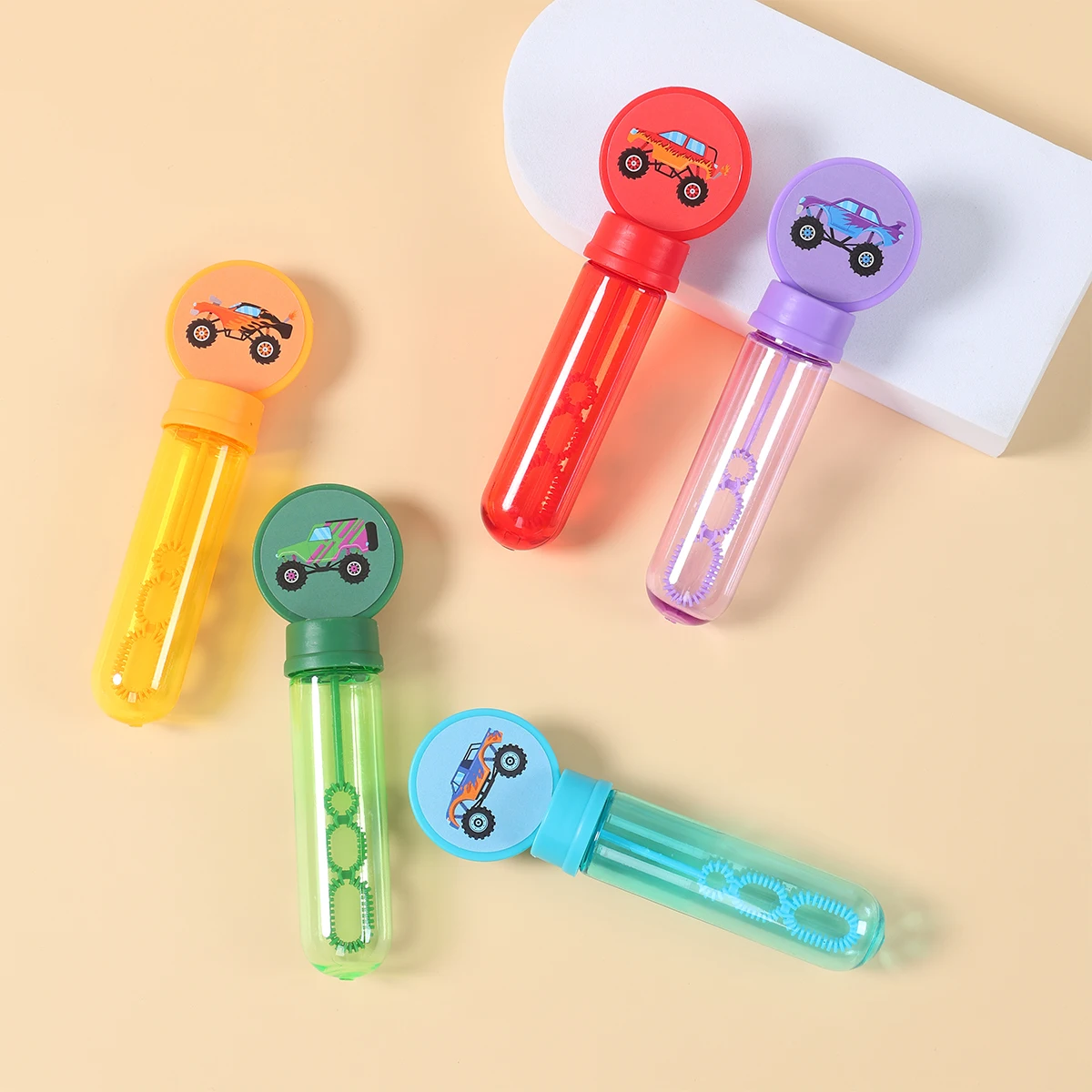 Stiker Truk Monster Tabung Gel - Science Of Happiness ulasan dan harga