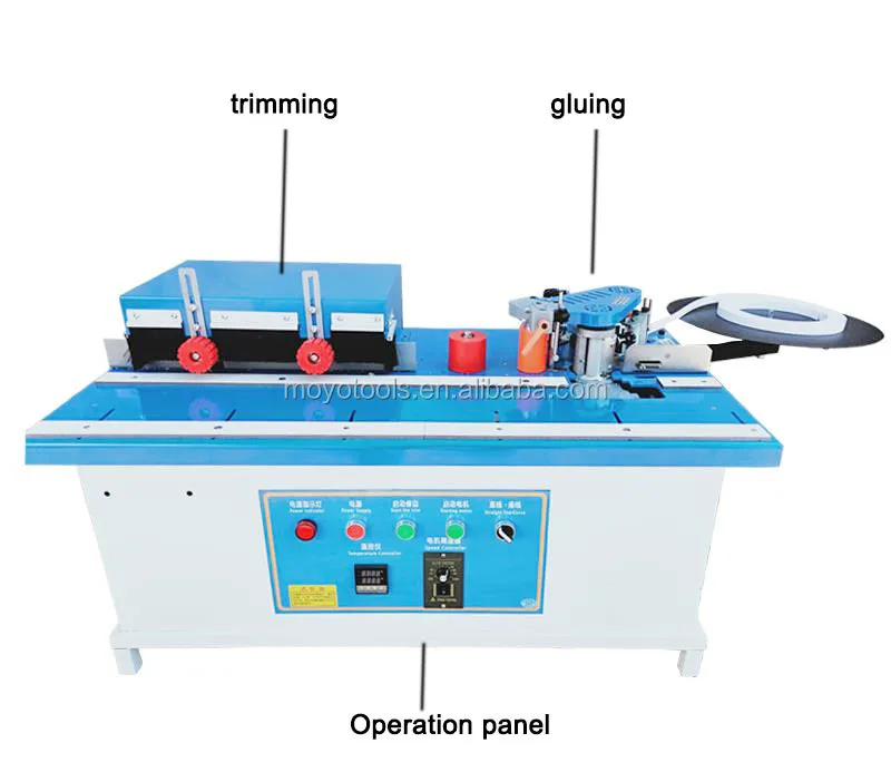 MY70 cabinet edge strapping machine with gluing trim cutting all in one woodworking machine 56kg