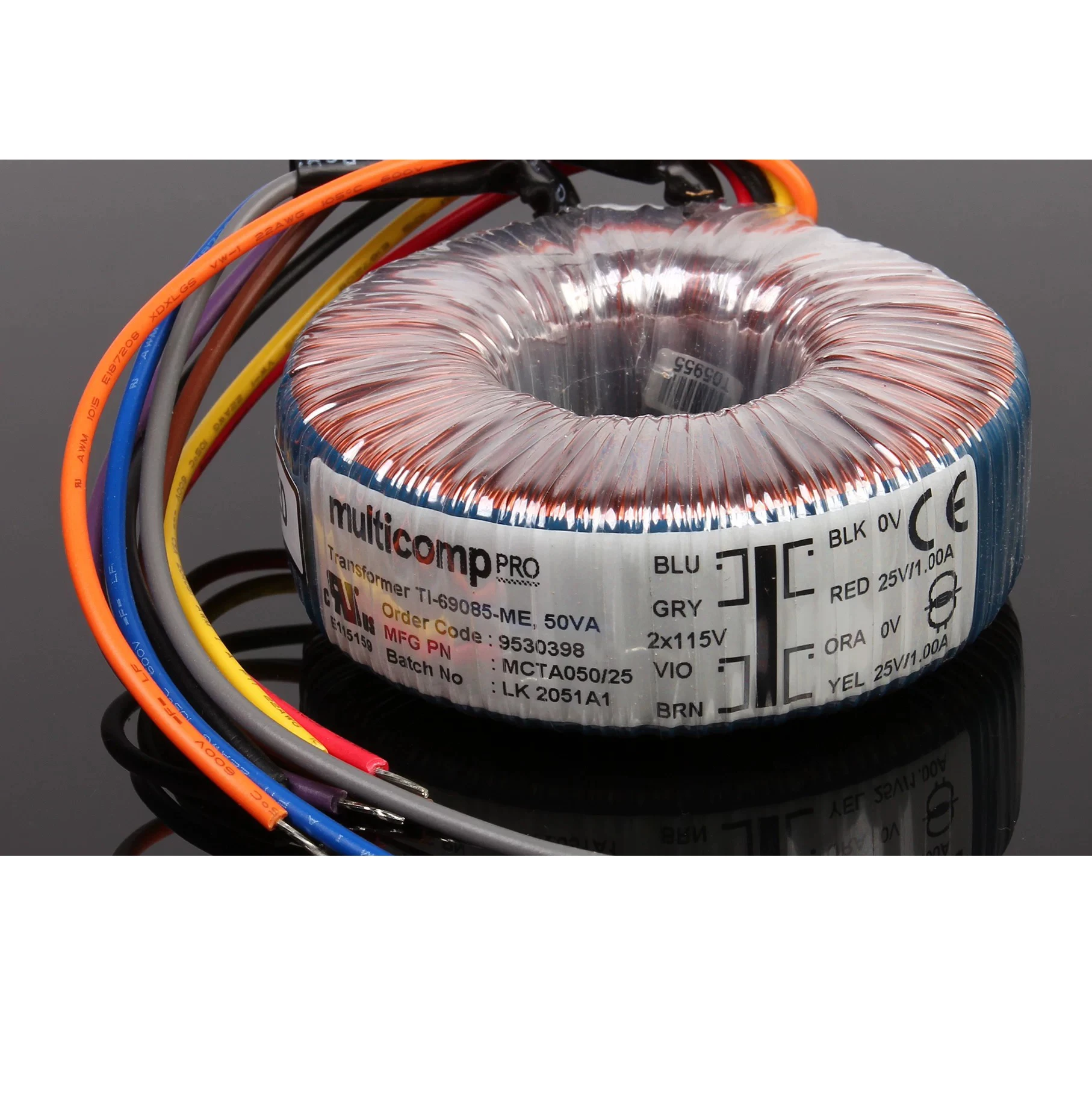 50W NORATEL O Core Power Transformer For HI-End Audio Amplifiers Preamplifier DAC PSU Dual 9V 12V 15V 18V 25V