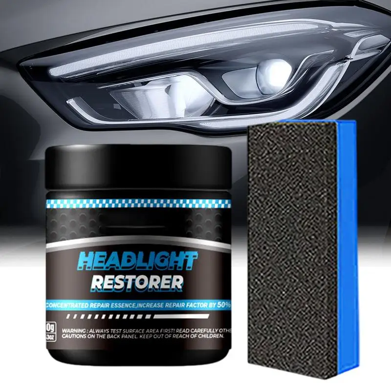 Car Headlight Restoration Cleaner Coating Polishing Headlamp Car Light Polisher Cleaning Paste Car Paint Care Refurbish Agent