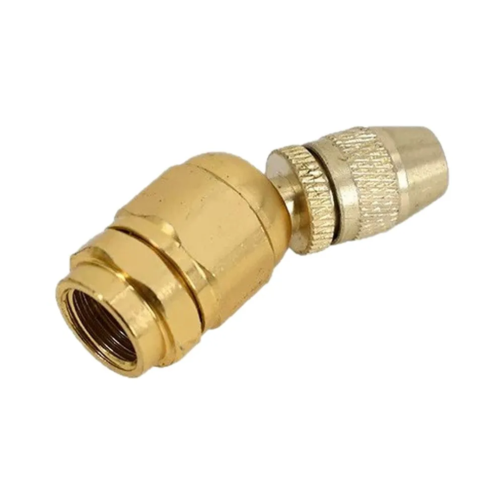 Brass 360° Rotating Adjustable High-Pressure Atomizing Nozzle For Garden Irrigation Sprayer, M14x1.5 Thread Interface