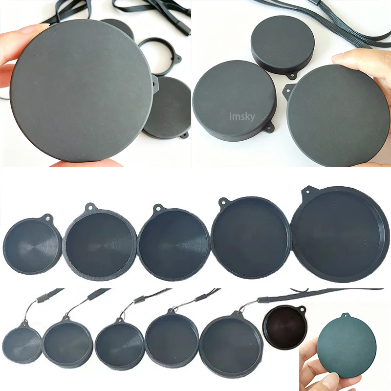 Rubber 35 44 45 51 56 57 74.6 78mm Dust Cap Cover Dustproof Cap for Telescope Camera Spotting Scope With anti slip design