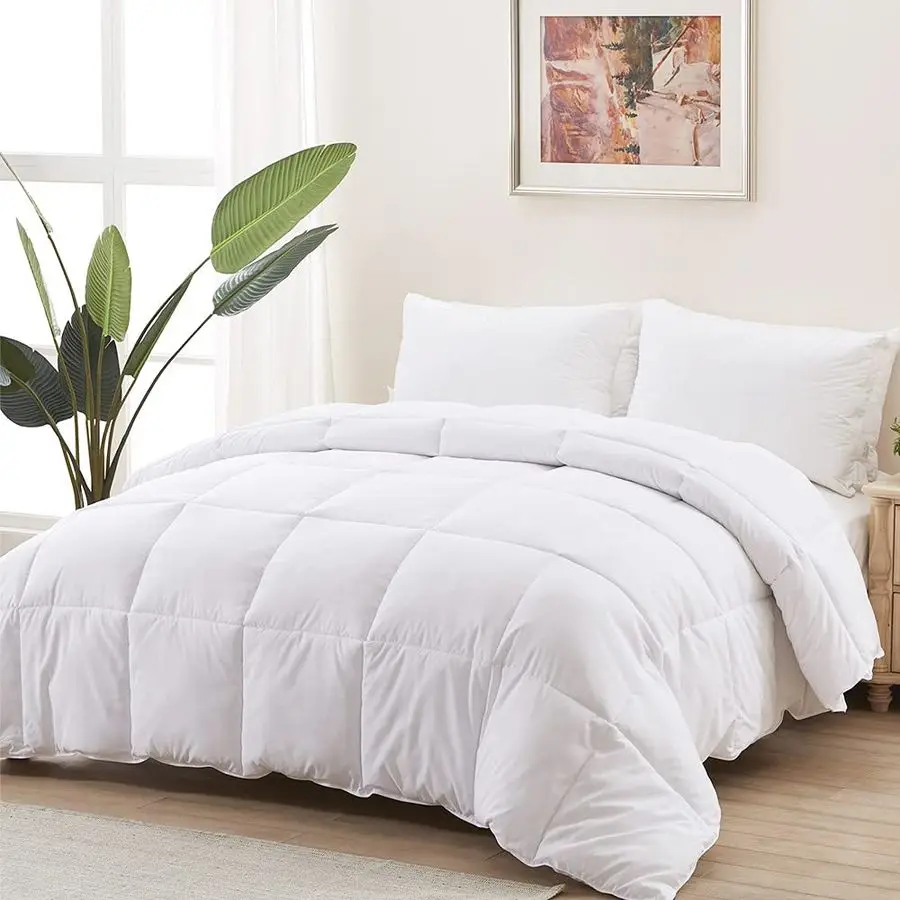 

Duvet Insert King Comforter 400GSM Fluffy Down Alternative Fill Hotel Collection Heavyweight Comforter,Soft Warm Thick Duvet for