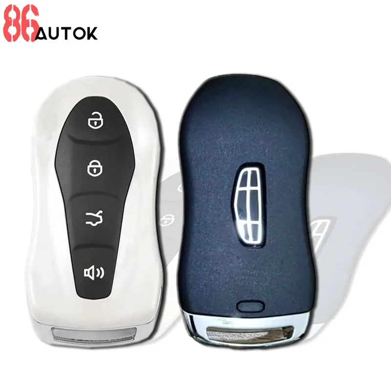 Car Keyless Auto Smart Remote Key OEM Original for Geely Atlas Tugella Azkarra Coolray Boyue Pro Proton Xingyue L 433Mhz 4A Chip