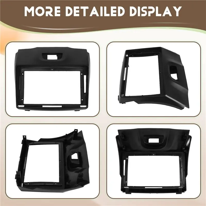M93K-Double Din Radio Stereo Face Facia Fascia Panel Frame DVD Dash Stereo Kit For Trailblazer Isuzu D-Max MU-X