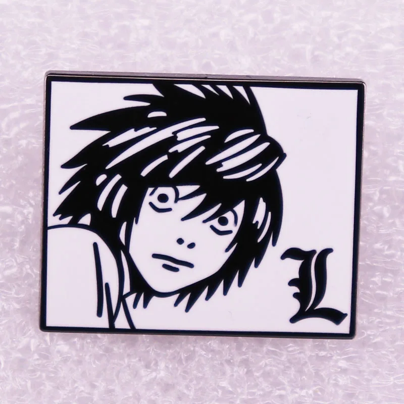 Death Note Lapel Badge Suspenseful Reasoning Anime Manga Brooch Jewelry Accessory