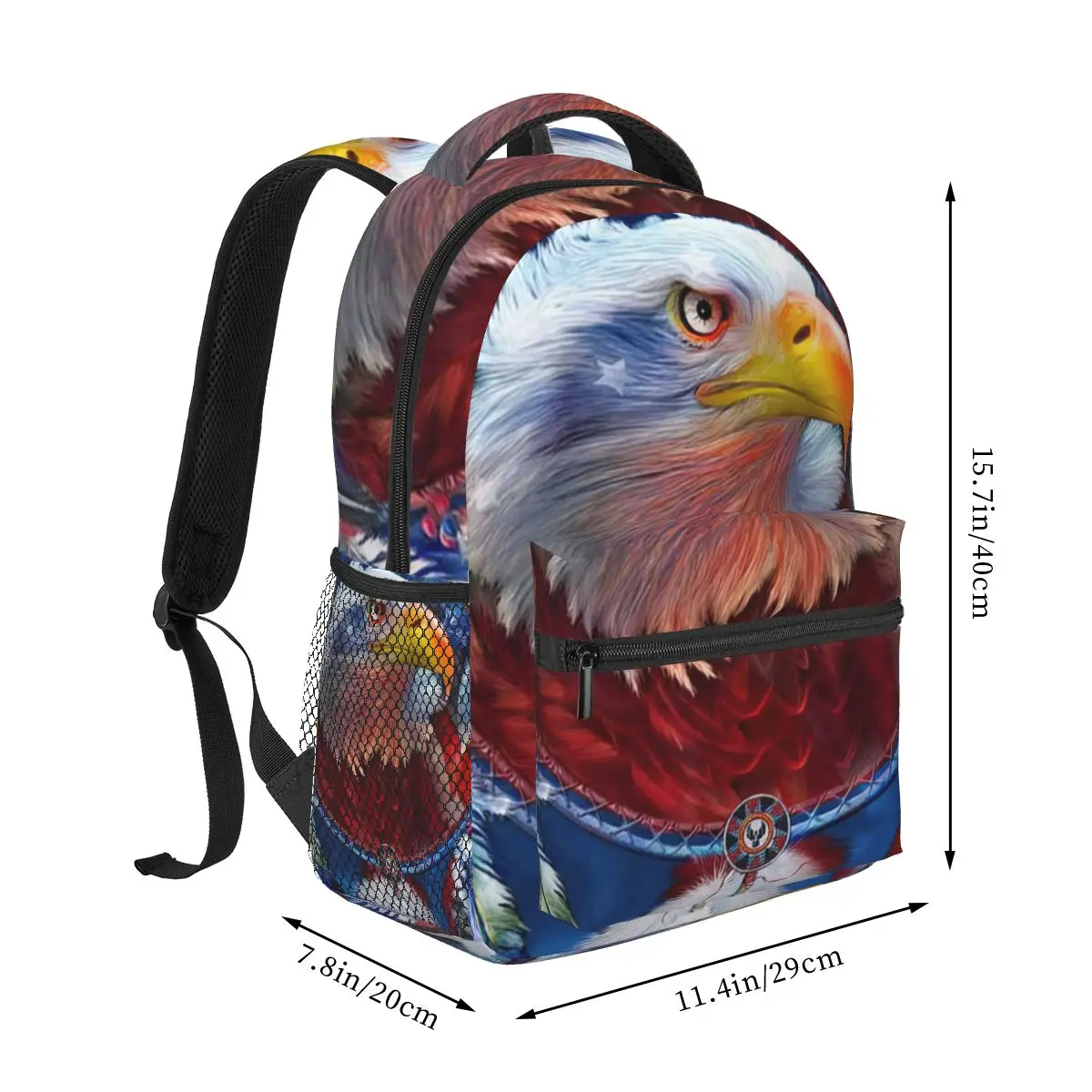 Eagle United States Backpack for Girls Boys Travel RucksackBackpacks for Teenage school bag