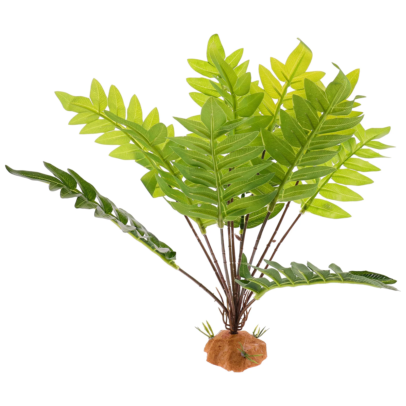 

Lifelike Hideout Fake Plants For Reptiles Tank Landscaping Aquarium Fake Fish Tank Reptile Terrarium Artificial Plant For