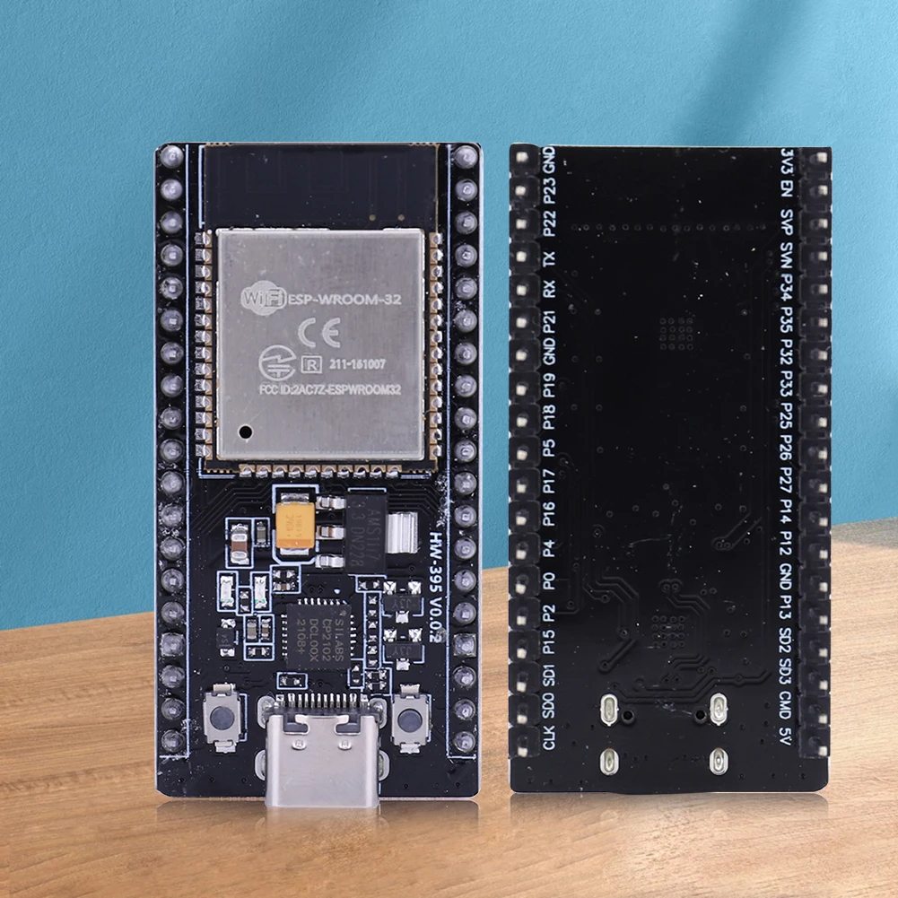 ESP32-WROOM-32 CP2102 مجلس التنمية 32Mbit SPI Flash WiFi بلوتوث متوافق 2412-2484MHz للمنزل الذكي المحمول IoT