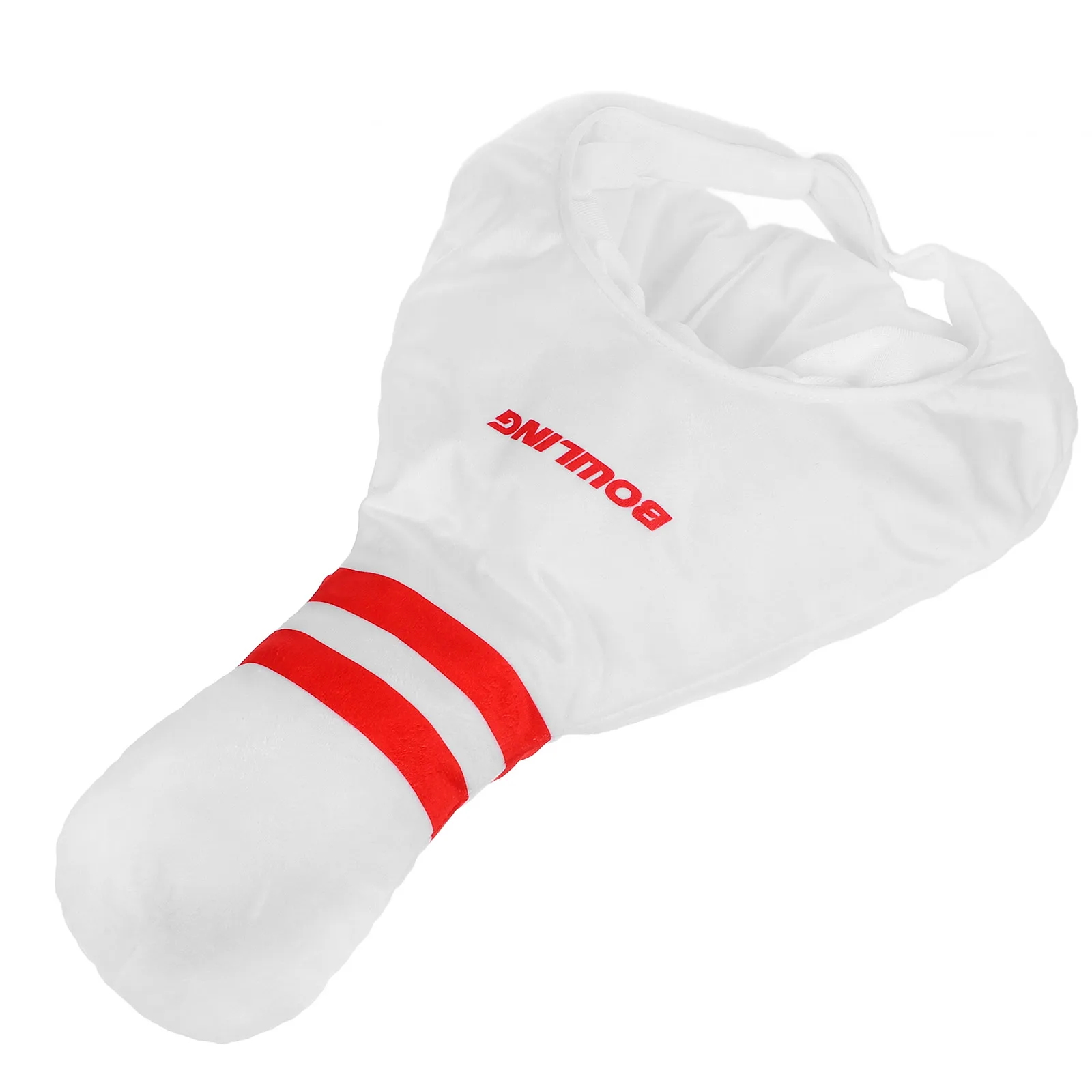 

Funny Bowling Pin Headgear Lightweight Breathable Cloth Material Party Costume Hat Photo Prop Bowling Pin Hat Photo Prop