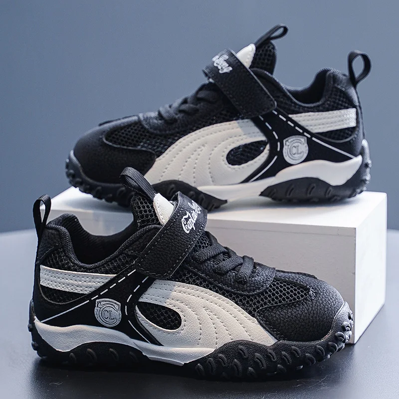 Casual Sports Shoes for Children Breathable Mesh Sneakers Kids Outdoor Walking Shoes Lightweight Comfortable Gym Trainers