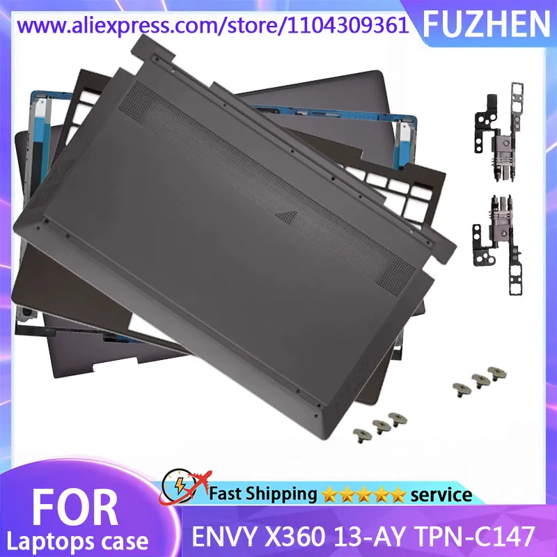 New Cover For ENVY X360 13-AY 13Z-AY TPN-C147 LCD Rear Cover/Front Frame/Palm Pad/Bottom Cover/hinges/Top Cover Brown