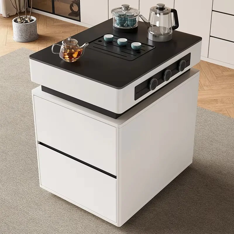 Island cabinet can be moved separately, small apartment, upside down dining table integrated kitchen guide cabinet