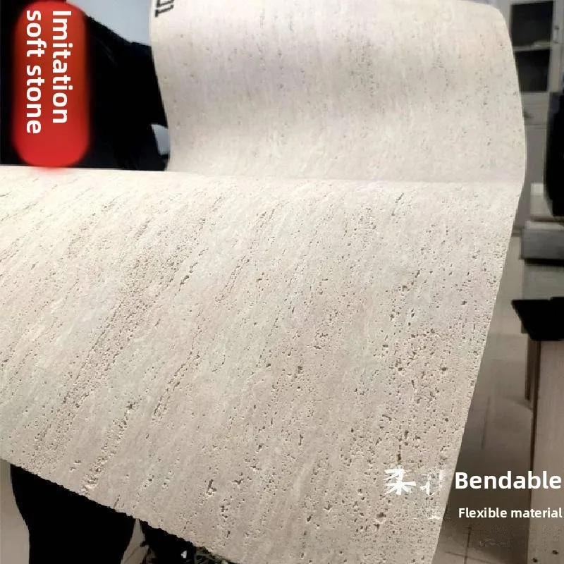 BT Soft Stone Wallpaper Self Adhesive Collision Resistance Room Decoration 3D Background Wall Hole Stone Waterproof PVC Wall ...