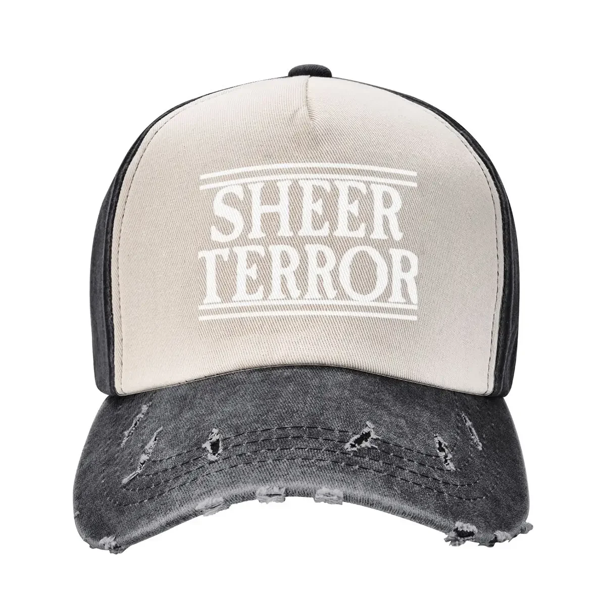 Sheer Terror White Font Baseball Cap hiking hat western Hat Ladies Men's