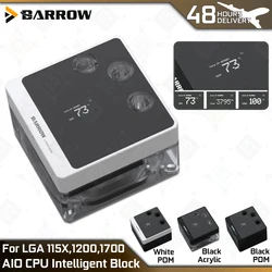Barrow CPU Cooler LTPCP-04N Digital display Pump Reservoir Liquid Block All-in-one for Intel 115X 1200 1700 Water Cooled System