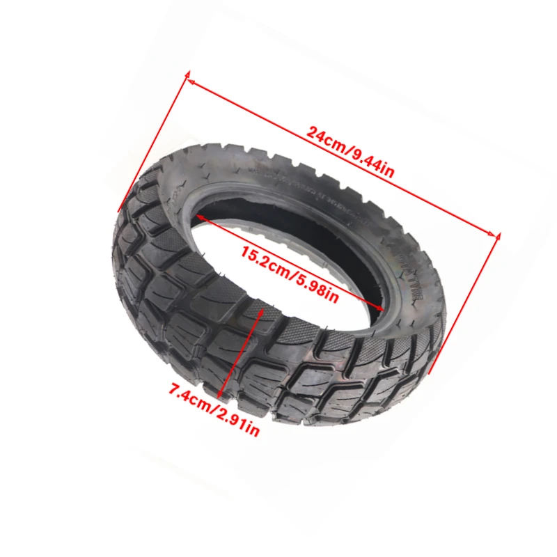 80/65-6 inner and outer tires for off-road use, suitable for replacing tires on 10 inch scooters
